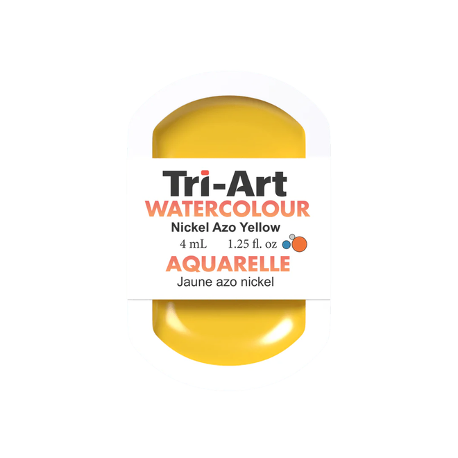 Tri-Art Watercolour: Series 3 - Nickel Azo Yellow 4mL Pan