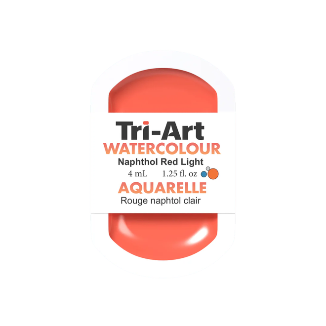 Tri-Art Watercolour: Series 2 - Naphthol Red Light 4mL Pan