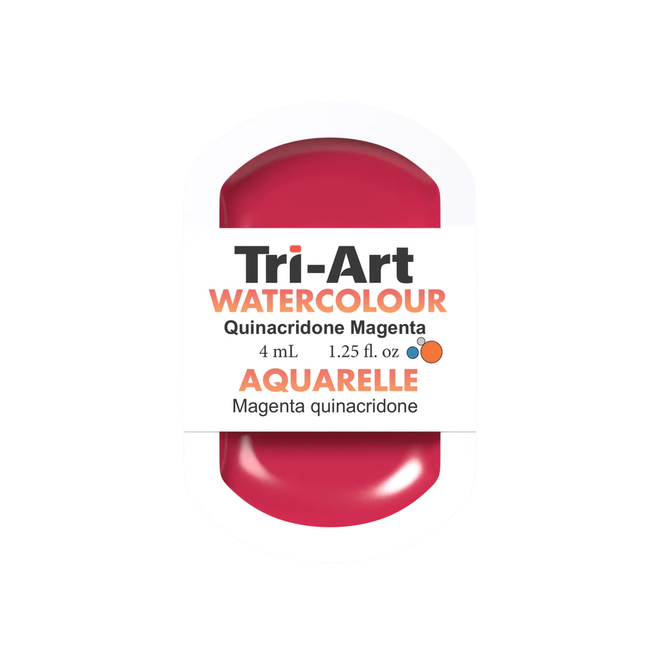 Tri-Art Watercolour: Series 2 - Quinacridone Magenta 4mL Pan