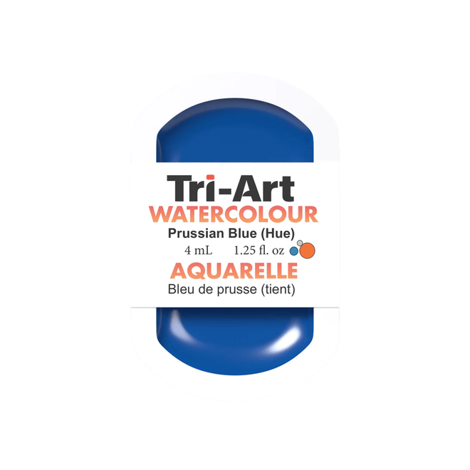 Tri-Art Watercolour: Series 2 - Prussian Blue Hue 4mL Pan