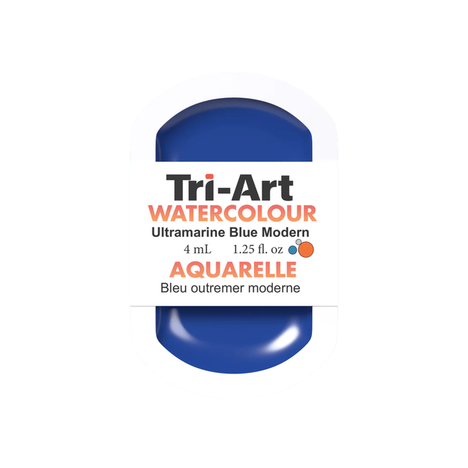 Tri-Art Watercolour: Series 1 - Ultramarine Blue Modern 4mL Pan