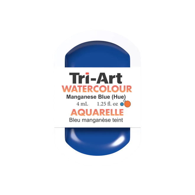 Tri-Art Watercolour: Series 1 - Manganese Blue Hue 4mL Pan