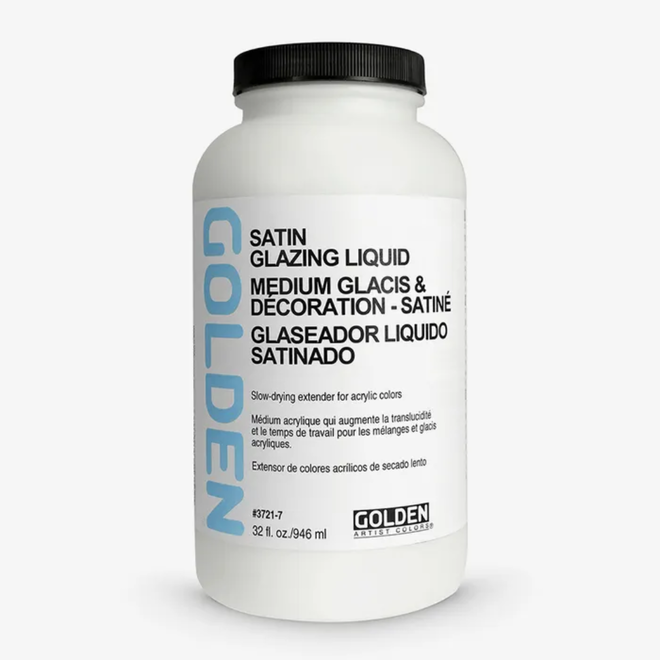 Golden Acrylic Medium - Satin Glazing Liquid 32oz