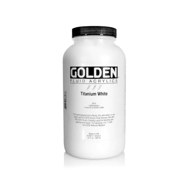 Golden Fluid 32Oz Titanium White
