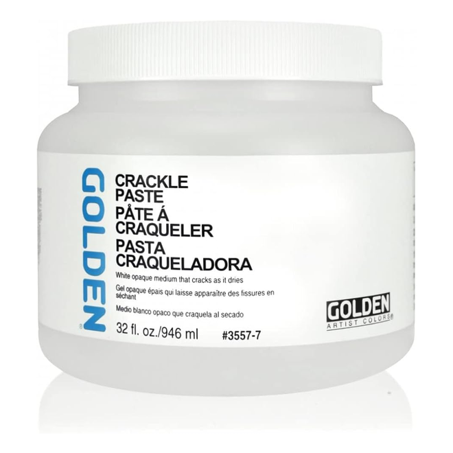 Golden Acrylic Medium 32 Oz 1 litre Crackle Paste