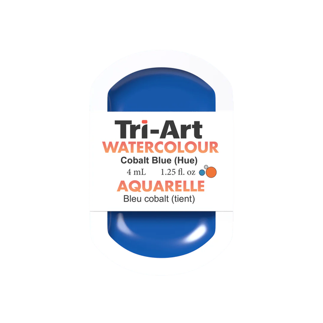 Tri-Art Watercolour: Series 1 - Cobalt Blue Hue 4mL Pan