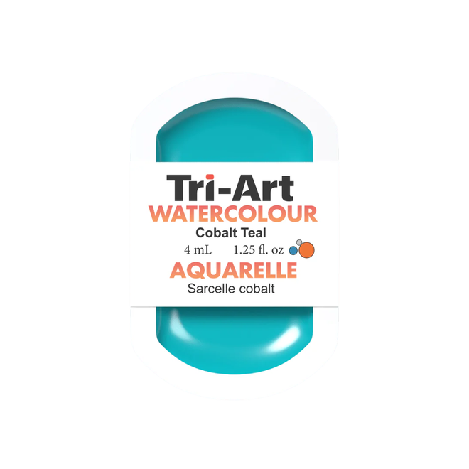 Tri-Art Watercolour: Series 3 - Cobalt Teal 4mL Pan