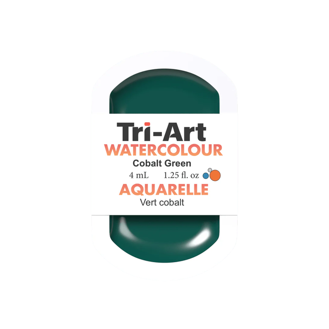 Tri-Art Watercolour: Series 3 - Cobalt Green 4mL Pan