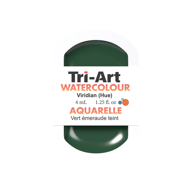 Tri-Art Watercolour: Series 1 - Viridian Hue 4mL Pan