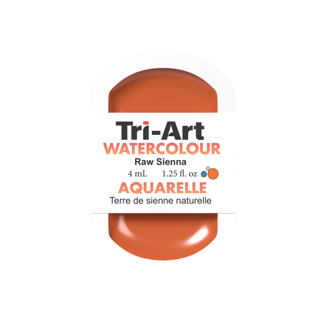 Tri-Art Watercolour: Series 1 - Raw Sienna 4mL Pan