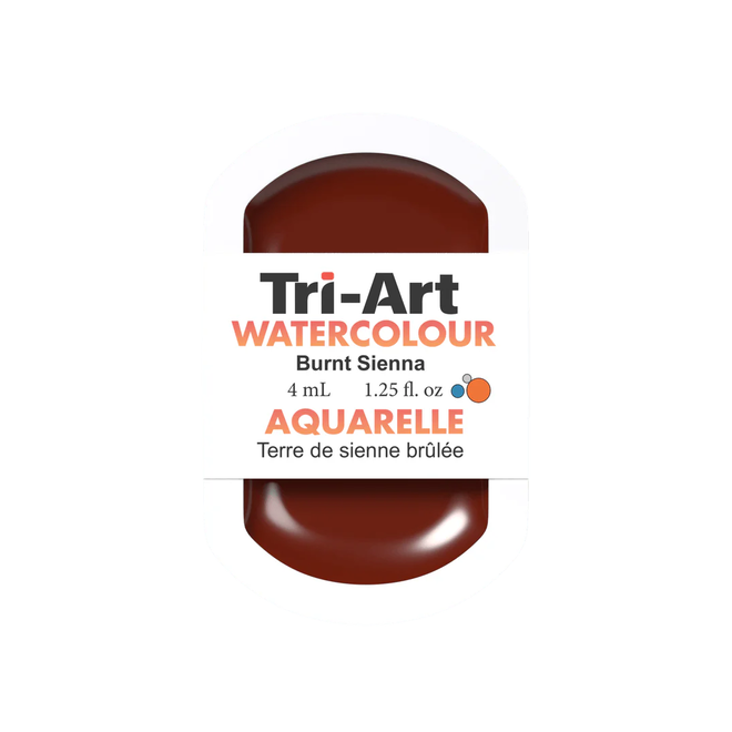 Tri-Art Watercolour: Series 1 - Burnt Sienna 4mL Pan