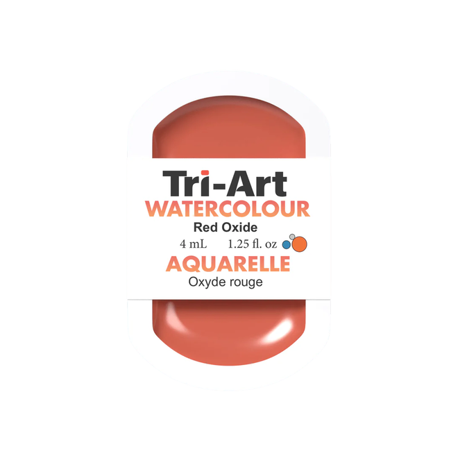 Tri-Art Watercolour: Series 1 - Red Oxide 4mL Pan