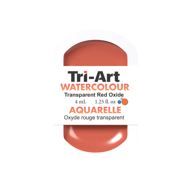 Tri-Art Watercolour: Series 1 - Transparent Red Oxide 4mL Pan