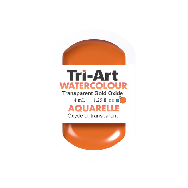 Tri-Art Watercolour: Series 2 - Transparent Gold Oxide 4mL Pan