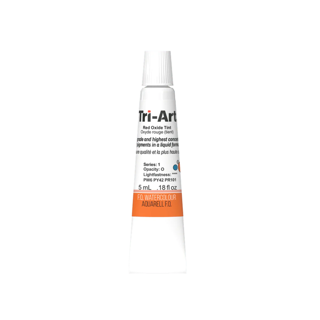 Tri-Art Watercolour: Series 1 - Red Oxide Tint 5mL Tube