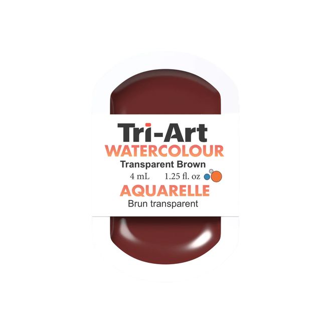 Tri-Art Watercolour: Series 2 - Transparent Brown 4mL Pan