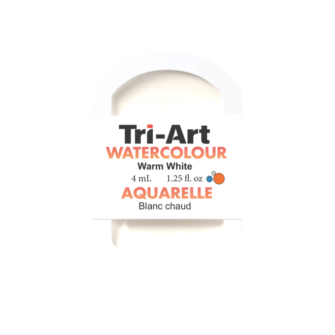 Tri-Art Watercolour: Series 1 - Warm White 4mL Pan