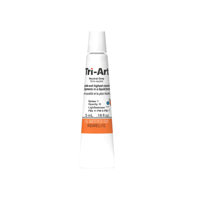Tri-Art Watercolour: Series 1 - Neutral Grey 5mL Tube