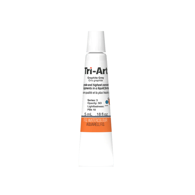 Tri-Art Watercolour: Series 2 - Graphite Grey 5mL Tube