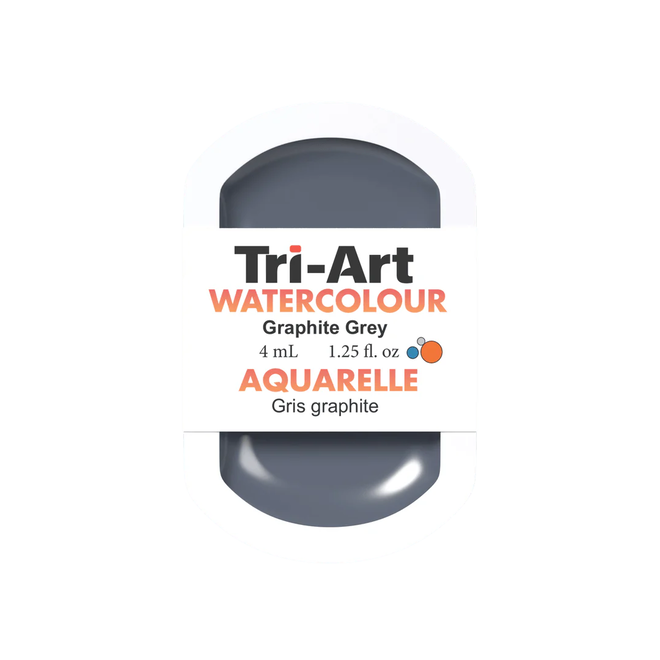 Tri-Art Watercolour: Series 2 - Graphite Grey 4mL Pan