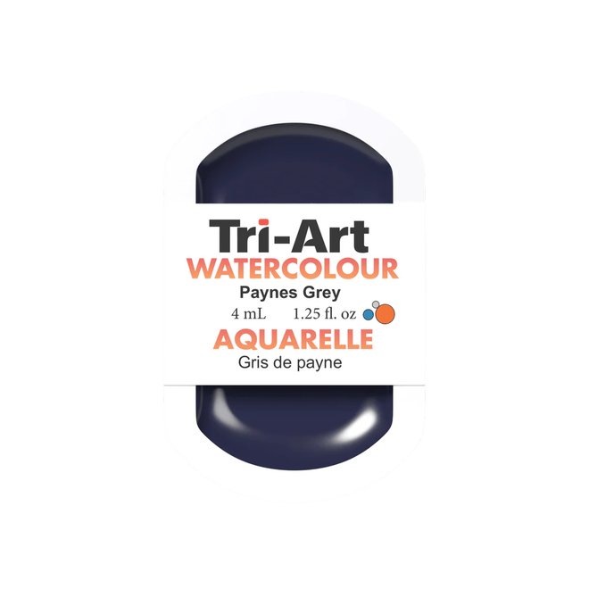 Tri-Art Watercolour: Series 1 - Paynes Grey 4mL Pan
