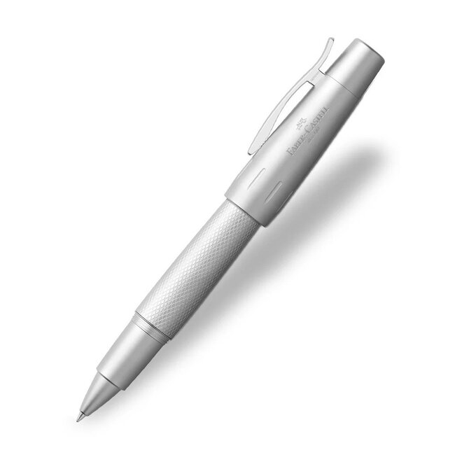 Faber-Castell E-Motion Rollerball Pen Pure Silver