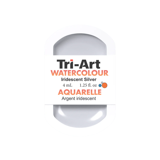 Tri-Art Watercolour: Series 2 - Iridescent Silver 4mL Pan