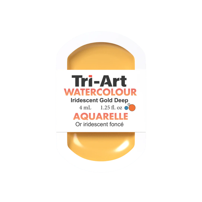 Tri-Art Watercolour: Series 2 - Iridescent Gold Deep 4mL Pan