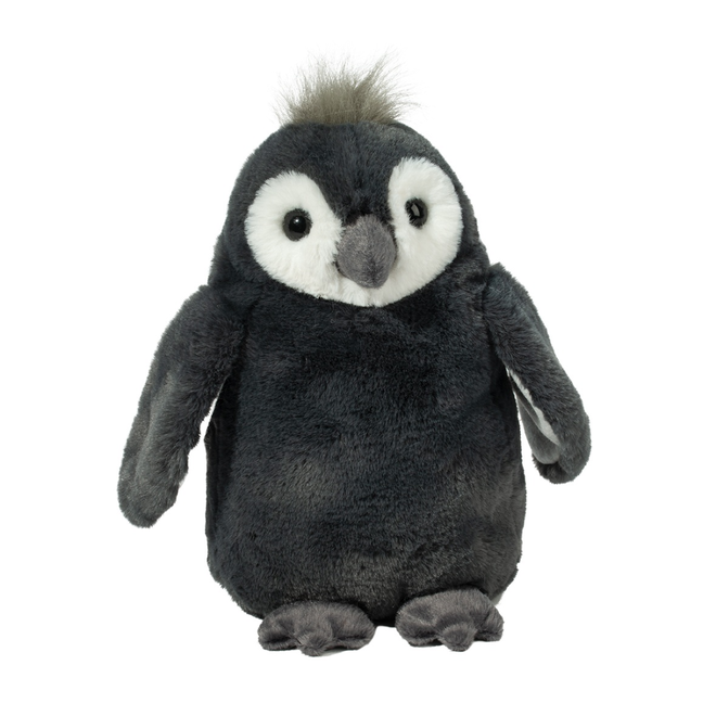 Douglas Cuddle Toy Plush - Perrie Grey Penguin, Soft