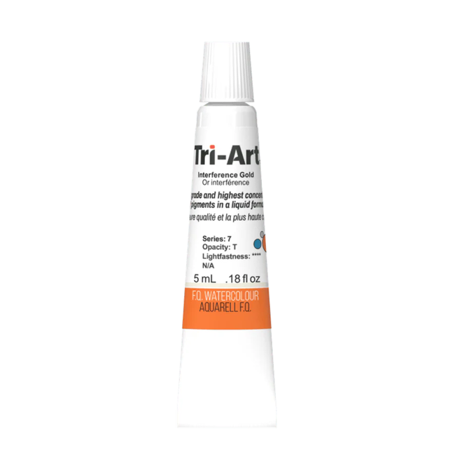 Tri-Art Watercolour: Series 1 - Interference Gold 5mL Tube