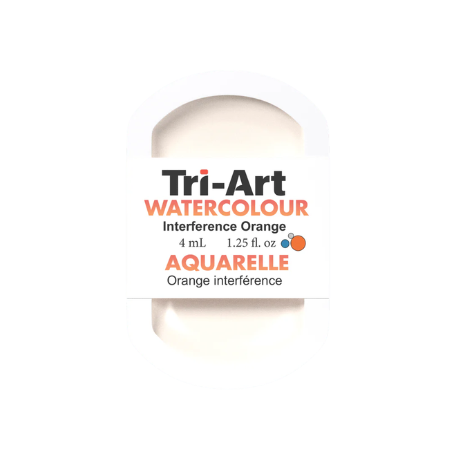Tri-Art Watercolour: Series 1 - Interference Orange 4mL Pan