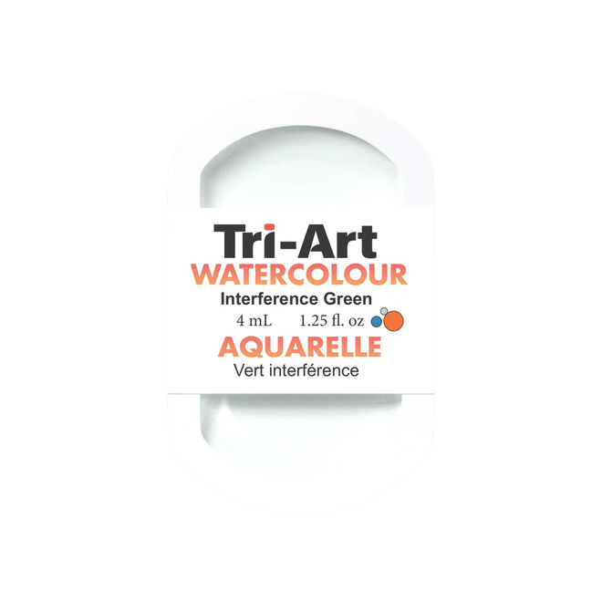 Tri-Art Watercolour: Series 2 - Interference Green 4mL Pan