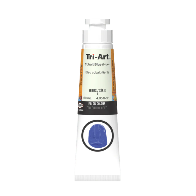 Tri-Art Oil Colours: Series 1 - Cobalt Blue Hue 60mL Tube