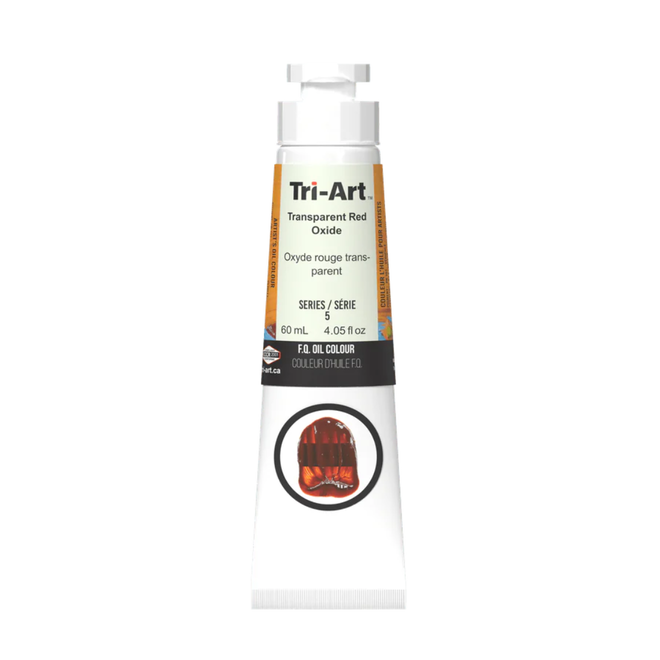 Tri-Art Oil Colours: Series 1 - Transparent Red Oxide 60mL Tube