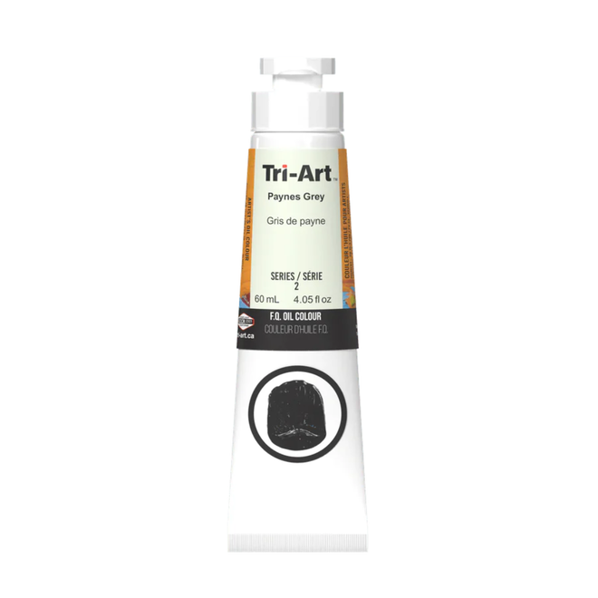 Tri-Art Oil Colours: Series 2 - Paynes Grey 60mL Tube