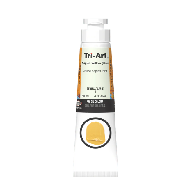 Tri-Art Oil Colours: Series 2 - Naples Yellow Hue 60mL Tube