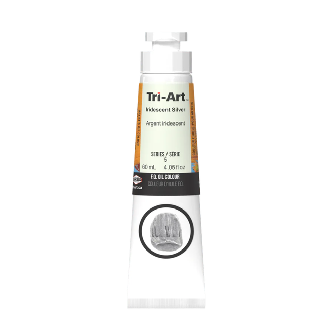 Tri-Art Oil Colours: Series 2 - Iridescent Silver 60mL Tube
