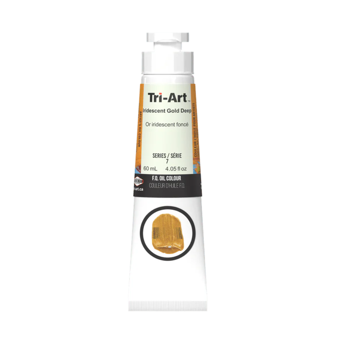 Tri-Art Oil Colours: Series 2 - Iridescent Gold Deep 60mL Tube