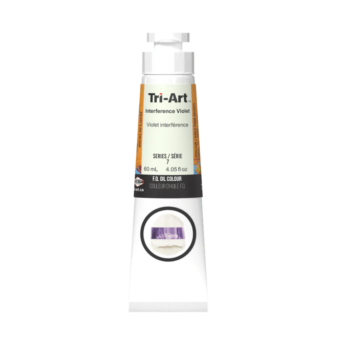 Tri-Art Oil Colours: Series 2 - Interference Violet 60mL Tube