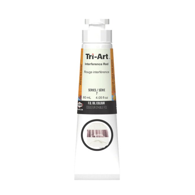 Tri-Art Oil Colours: Series 2 - Interference Red 60mL Tube