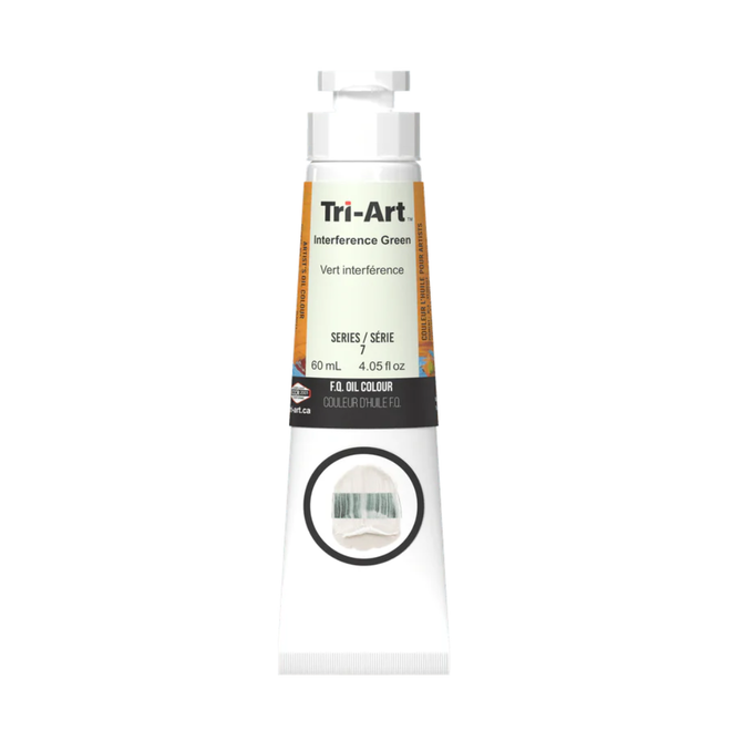 Tri-Art Oil Colours: Series 2 - Interference Green 60mL Tube