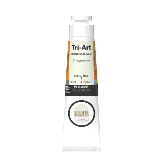 Tri-Art Oil Colours: Series 2 - Interference Gold 60mL Tube