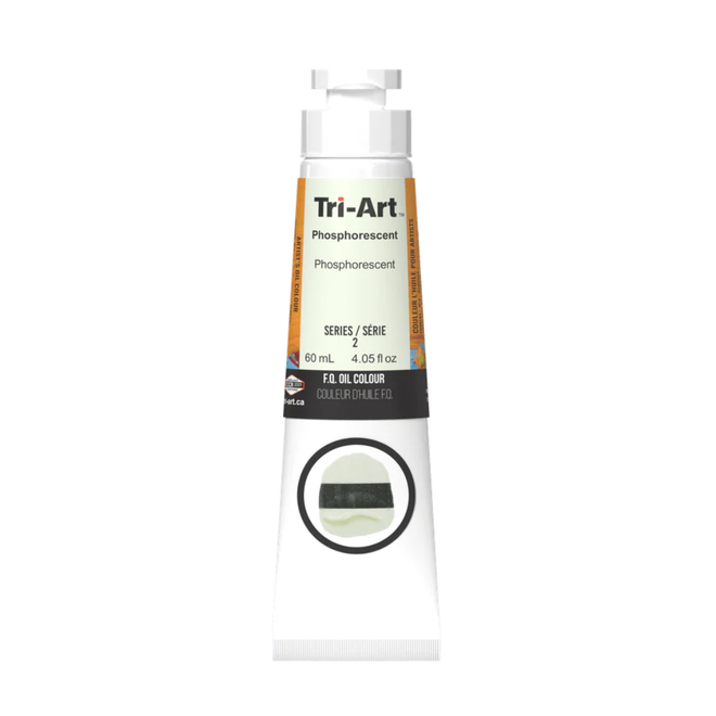Tri-Art Oil Colours: Series 3 - Phosphorescent 60mL Tube
