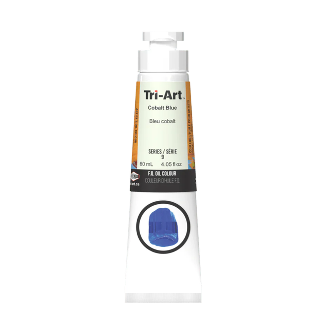 Tri-Art Oil Colours: Series 4 - Cobalt Blue 60mL Tube