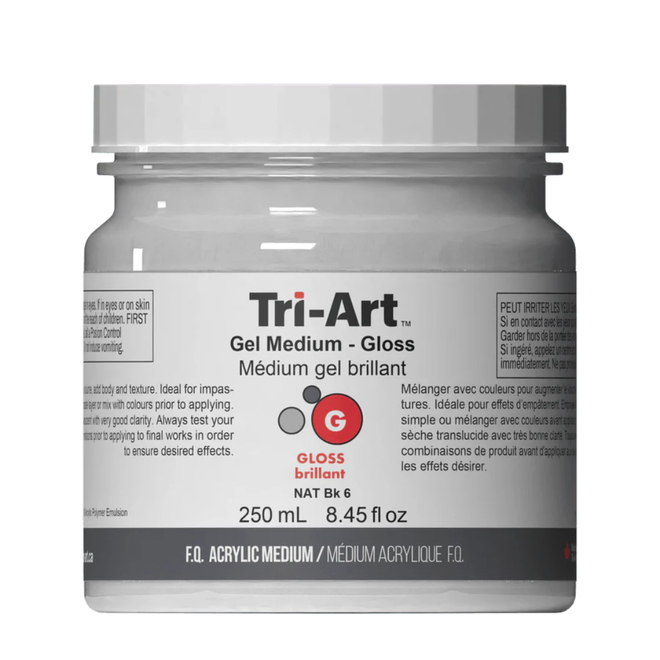 Tri-Art Mediums: Gel Medium Gloss 250mL