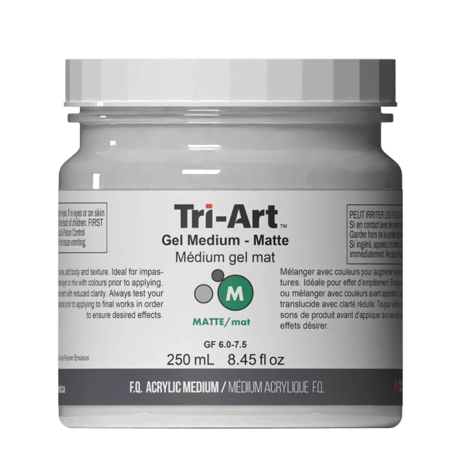 Tri-Art Mediums: Gel Medium Matte 250mL