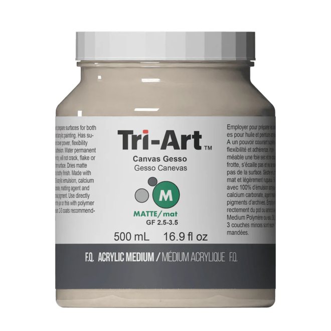 Tri-Art Mediums: Ivory Gesso 500mL