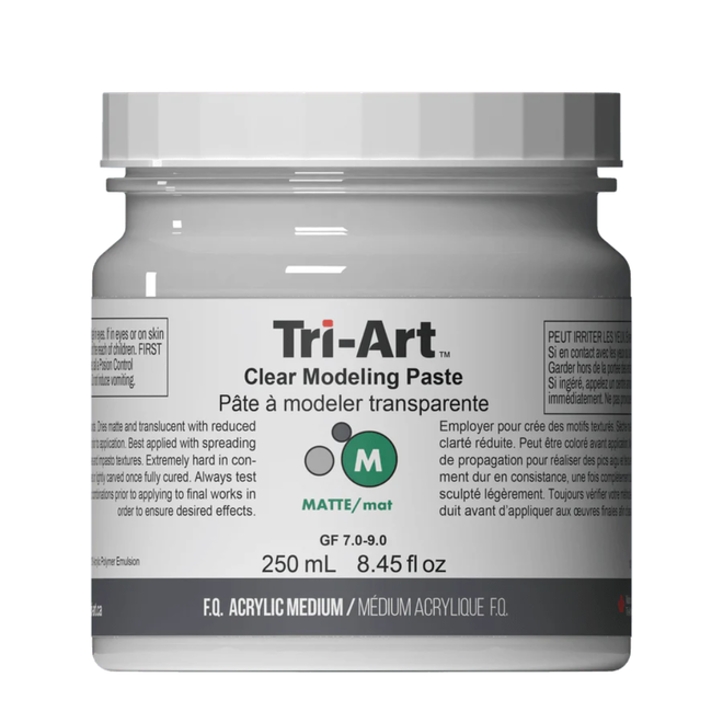 Tri-Art Mediums: Modeling Paste Clear 250mL