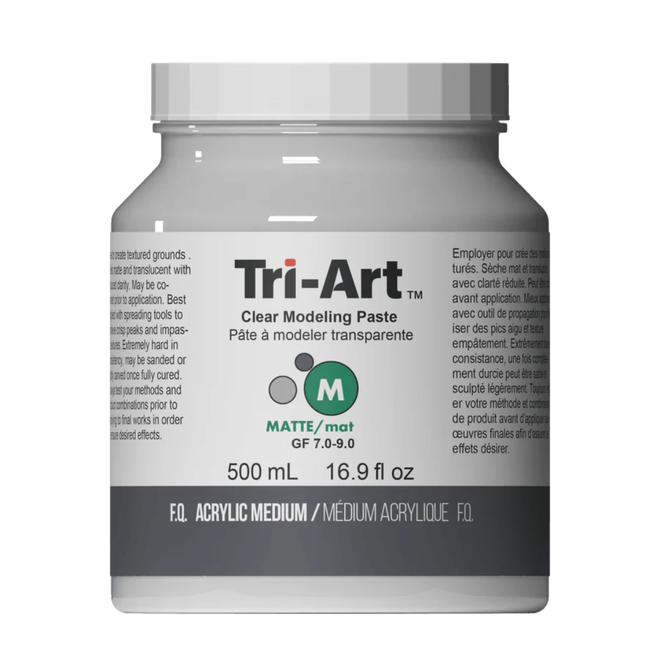 Tri-Art Mediums: Modeling Paste Clear 500mL