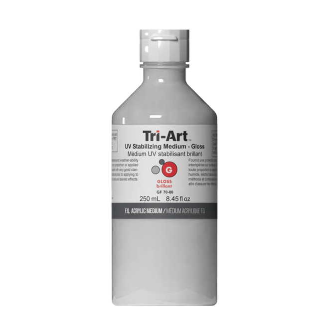 Tri-Art Mediums: UV Stabilizing Medium Gloss 250mL